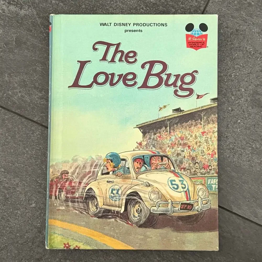 The Love Bug Walt Disney Production vintage 1979 hardcover for children